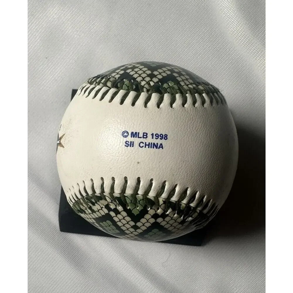 Vintage Arizona Diamondbacks Inaugural Season 1998 Snake Skin Baseball/Stand MLB